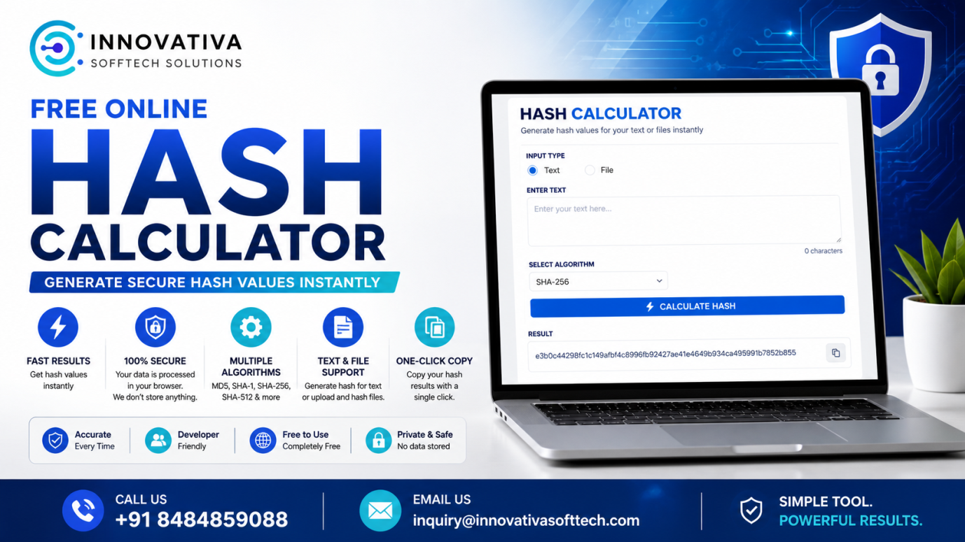 Free Online Hash Calculator: Generate Secure Hash Values Instantly