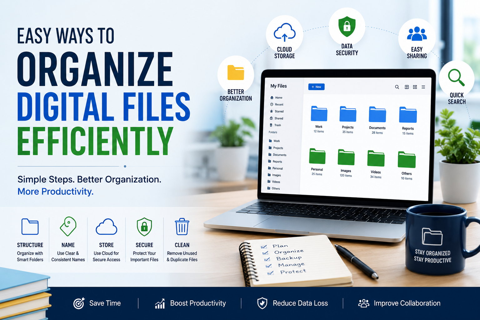 Easy Ways to Organize Digital Files Efficiently