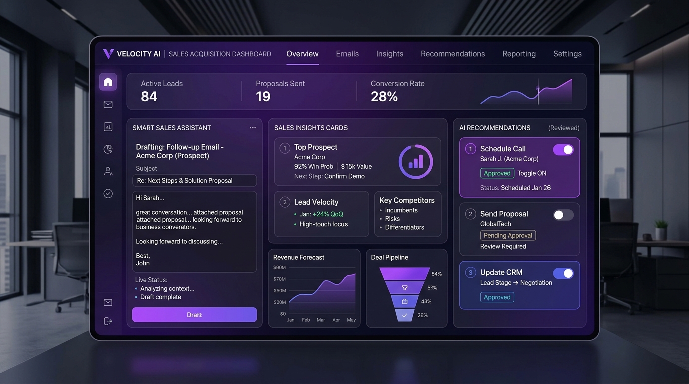 AI-Reviewed CRM Assistant