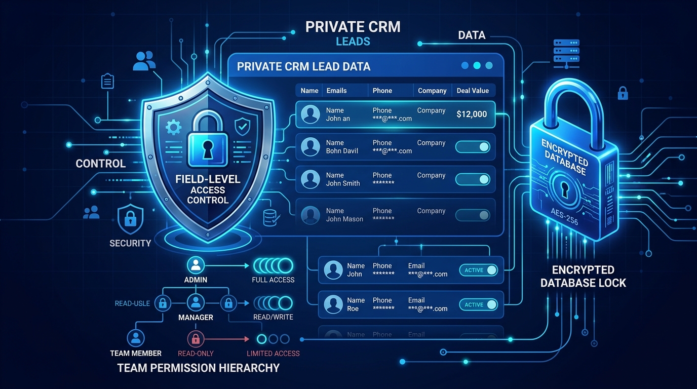 Private CRM Visibility and Field Security
